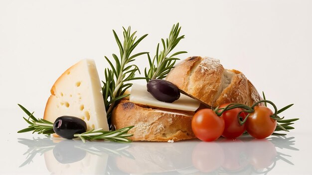 Deska serwująca z potrawami